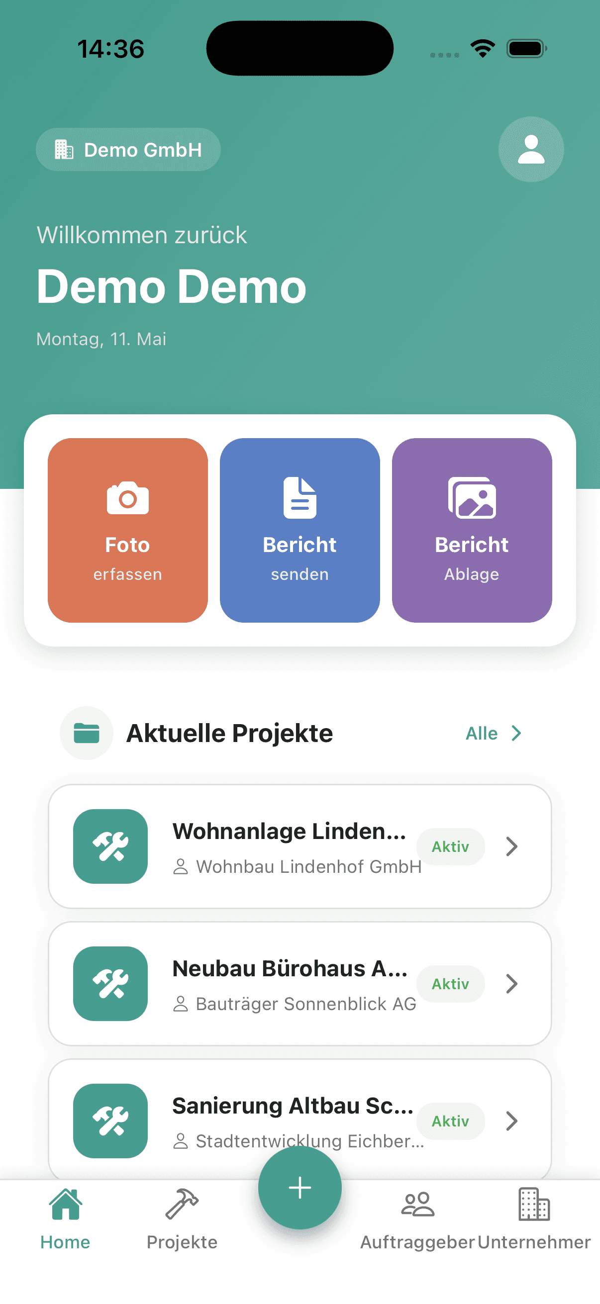 DokuFIX Startbildschirm